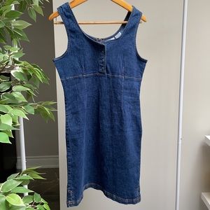 Y2K Fitted Denim Jean Dress